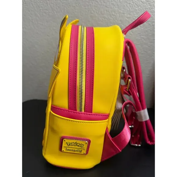 Pokemon Santa Pikachu Christmas Lights Light Up Mini Backpack New Loungefly - Picture 2 of 8